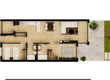 New Build - Apartment / flat - Monte y Mar