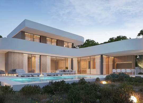 Villa / Semi adosado - Nueva construcción  - Moraira - Moraira