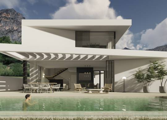 Villa / Semi adosado - Nueva construcción  - Polop - Polop